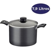 Caldeirão 7,9 Litros Turim com Revestimento Antiaderente Starflon Max Chumbo 24cm Tramontina