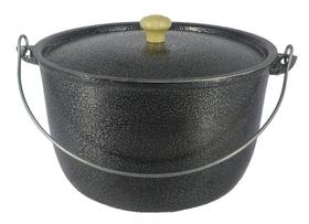 Caldeirão Aluminio Batido Craqueado Preto com Alça 3,5 litro Caldeirão Aluminio Batido Craqueado Preto com Alça 3,5 litro