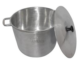 Caldeirão Alumínio Batido Fundido Grosso Tampa Grossa Nº22 Caldeirão Alumínio Batido Fundido Grosso Tampa Grossa Nº22