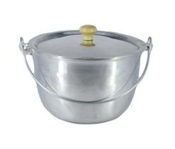 Caldeirão Aluminio Fundido Polido Com Alça 2,2 Litro