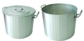 Caldeirão Alumínio Polido Com Aba Hotel Número 28 Prata - Arary Caldeirão Alumínio Polido Com Aba Hotel Número 28 Prata - Arary