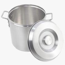 Caldeirão Alumínio Polido Industrial Grosso Hotel 18cm 3,5L