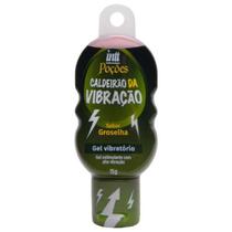 Caldeirão da vibração - Gel Unissex Vibratório sabor Groselha 15ml INTT