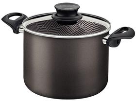 Caldeirão de Alumínio Tramontina Antiaderente Chumbo com Tampa 7,1L 24cm Paris