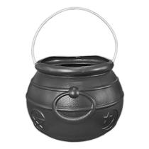 Caldeirão de Bruxa Preto Pentagrama Halloween - 17cm - Le Plastic Caldeirão de Bruxa Preto Pentagrama Halloween - 17cm - Le Plastic
