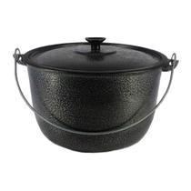 Caldeirao Fundido Craqueado Preto 24cm Alca Galvanizada 5L Uso Domestico Real Aluminio Caldeirao Fundido Craqueado Preto 24cm Alca Galvanizada 5L Uso Domestico Real Aluminio