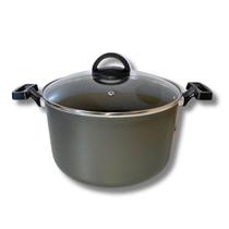 Caldeirão Panela 26cm Grande Antiaderente Com Tampa De Vidro Caldeirão Panela 26cm Grande Antiaderente Com Tampa De Vidro