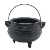 Caldeirão Panela de Ferro Preto Decoração Ritual Wicca 12cm