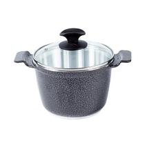 Caldeirão Preto Craqueado Alça Alumínio Diamantado TV 16cm Caldeirão Preto Craqueado Alça Alumínio Diamantado TV 16cm