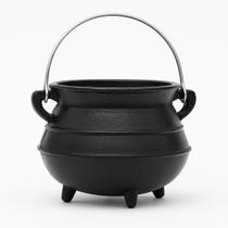 Caldeirão Preto em Alumínio Tripé Alça 400 ml Caldeirão Preto em Alumínio Tripé Alça 400 ml
