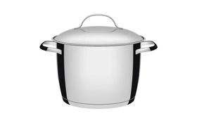 Caldeirão Tramontina Allegra em Aço Inox com Fundo Triplo 20 cm 4,4 L Caldeirão Tramontina Allegra em Aço Inox com Fundo Triplo 20 cm 4,4 L