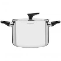 Caldeirão Tramontina Grano Baquelite 24cm Em Inox Com Corpo Triplo Caldeirão Tramontina Grano Baquelite 24cm Em Inox Com Corpo Triplo