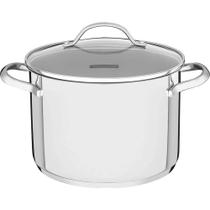 Caldeirão Tramontina Indução Aço Inox 24Cm 7,7L Fundo Triplo