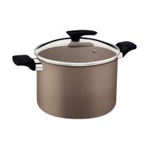 Caldeirão Tramontina Milazzo Alumínio Antiaderente Starflon Max Amêndoa 26 cm 9,6 L