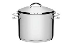 Caldeirão Tramontina Solar em Aço Inox Fundo Triplo com Tampa e Alças 24 cm 9,6 L