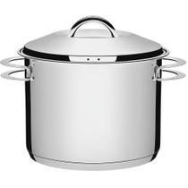 Caldeirão Tramontina Solar em Aço Inox Fundo Triplo com Tampa e Alças 28 cm 15.7 L 62508280