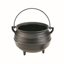 Caldeirão Tripé Ferro Com Arco Panela Mineira 22x17,5cm 5,8L