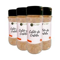 Caldo de Costela Ingredientes Selecionados Kit 4 50g Sabor Superior Pote com Dosador