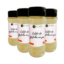 Caldo De Galinha Em Pó Kit 4 Premium Pote Com Dosador 80G