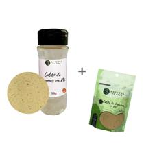 Caldo De Legumes Em Pó Kit Pote Com Dosador + Refil 100G Caldo De Legumes Em Pó Kit Pote Com Dosador + Refil 100G