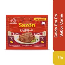 Caldo em pó SAZÓN Envelope Sabor Carne 11g Caldo em pó SAZÓN Envelope Sabor Carne 11g