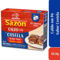 Caldo em pó sazón sabor costela 32,5g Caldo em pó sazón sabor costela 32,5g