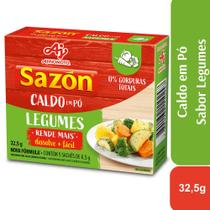 Caldo em pó sazón sabor legumes 32,5g Caldo em pó sazón sabor legumes 32,5g