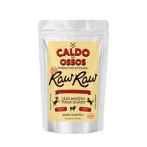 Caldo Ossos Bovino Petisco Proteico Cão Gato 250ml Raw Raw