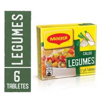 Caldo Tablete Legumes Maggi Caixa 57g 6 Unidades