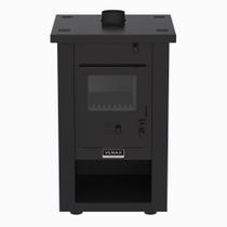 Calefator a Lenha Pyron Dupla Combustão Preto Fosco Venax