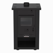 Calefator a Lenha Venax Pyron Dupla Combustao Preto Calefator a Lenha Venax Pyron Dupla Combustao Preto
