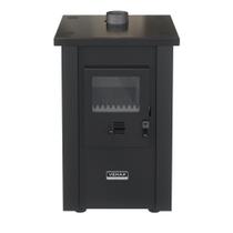 Calefator à Lenha Venax Vulcano, Dupla Combustão, Preto