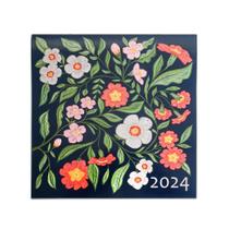 Calendário 2024 de parede teca ana luiza flora