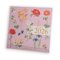 Calendário 2026 ana luiza garden mesa teca papelaria
