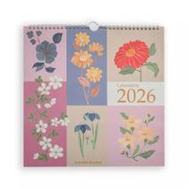 Calendário 2026 ana luiza garden parede