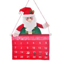 Calendário Advento De Natal Com Marcador 44X52Cm Papai Noel Calendário Advento De Natal Com Marcador 44X52Cm Papai Noel