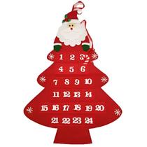 Calendário Advento Natal Papai Noel Contagem Regressiva 60cm Calendário Advento Natal Papai Noel Contagem Regressiva 60cm