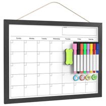 Calendário apagável a seco Tankee 43x33cm, quadro branco magnético