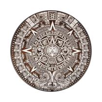 Calendario Asteca Decorativo Em Mdf 30 Cm Branco