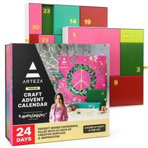 Calendário Craft Advent ARTEZA 2024 com glitter, argila e kits Calendário Craft Advent ARTEZA 2024 com glitter, argila e kits