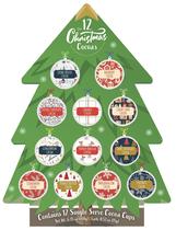 Calendário de advento de chocolate quente Keurig compatível com K-Cups Calendário de advento de chocolate quente Keurig compatível com K-Cups