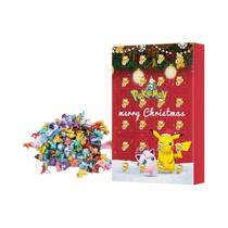 Calendário De Advento De Natal Pokémon 24PCS Figuras De PVC Pikachu Charizard Caixa Surpresa