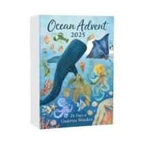 Calendário De Advento Temático Do Oceano Com Figuras De Animais Marinhos Em Acrílico: Peixe Diabo,