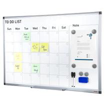 Calendário de apagamento a seco VEVOR 36x24cm com 1 borracha magnética Calendário de apagamento a seco VEVOR 36x24cm com 1 borracha magnética