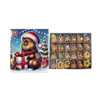 Calendário De Contagem Regressiva De Natal Com Capivara 3D Fofa, Boneco Miniatura, 24 Peças, Calendário De Contagem Regressiva De Natal Com Capivara 3D Fofa, Boneco Miniatura, 24 Peças,