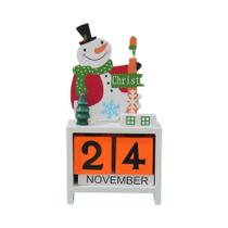 Calendário De Contagem Regressiva De Natal Em Madeira Festivo Com Portas Diárias Para Crianças - Calendário De Contagem Regressiva De Natal Em Madeira Festivo Com Portas Diárias Para Crianças -
