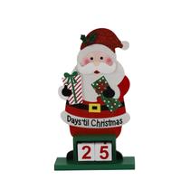 Calendário de contagem regressiva do advento de Natal Sfozstra Wooden Square Calendário de contagem regressiva do advento de Natal Sfozstra Wooden Square