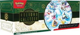 Calendário de Feriados Pokémon TCG com 8 Cartas Promocionais Holográficas e 5 Boosters