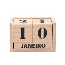 Calendário de Madeira Cru Calendário de Madeira Cru