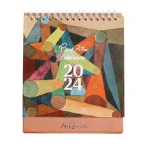 Calendário de mesa 2024 - Paul Klee (Aquarela) - 4 Estações Estúdio